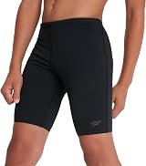 Speedo Boys Endurance+ Jammer Swimming Trunks Training Chlorine Resistant Black view 2