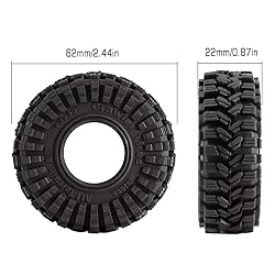 INJORA 1.0 Tires - All Terrain Super S5 King