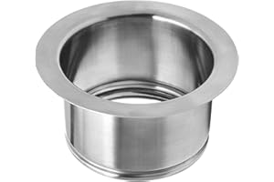CLEESINK Extended Garbage Disposal Flange, Deep Kitchen Sink Flange for Disposers That Use A 3 Bolt Mount, Fit 3-1/2 Inch Standard Sink Drain Hole