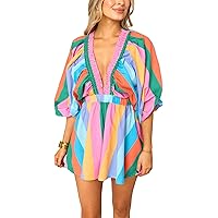 【未使用】flower sunny cutwork rompers Amazon.com: PRETTYGARDEN Women's Rompers And Jumpsuits Deep
