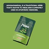 MOBU Ashwagandha 1000mg 120 Tablets High Strength Ayurvedic Vegan GMP view 7
