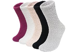 ZAKASA Fuzzy Socks for Men: Winter Warm Thick Mens Slipper Socks Fluffy Cozy Soft House Indoor