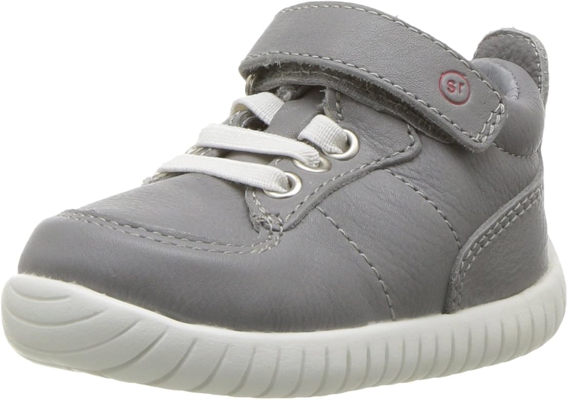 stride rite white high top shoes