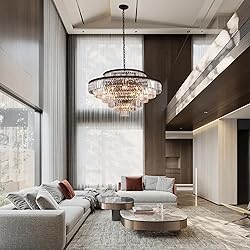 GMlixin Crystal Chandelier 7-Tier Luxury Pendant