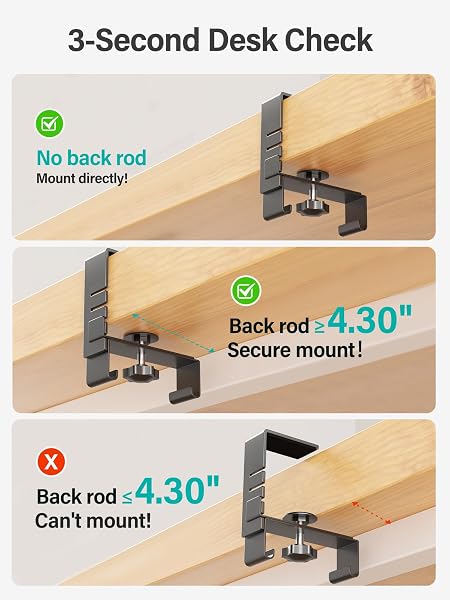 [UPGRADED] 49.2″ UNDER DESK CABLE MANAGEMENT TRAY, ORAPOKE CABLE MANAGEMENT UNDER DESK NO DRILL, LARGE FABRIC CORD HIDER FOR WIRE ORGANIZATION, CORD ORGANIZER SUPPORTS UP TO 30LBS FOR OFFICE, HOME