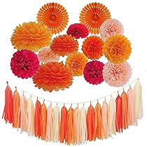 Lot De 50 Pailles En Papier Mignonnes - 20 Cm - Orange Et Blanc - À