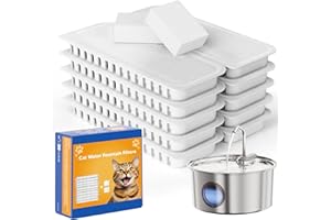 TOMXCUTE Cat Water Fountain Stainless Steel - 108oz/3.2L Large Capacity Cat Fountain for Drinking, Ultra Quiet Metal Pet Water Fountain for Cats, Dogs, Multiple Pets