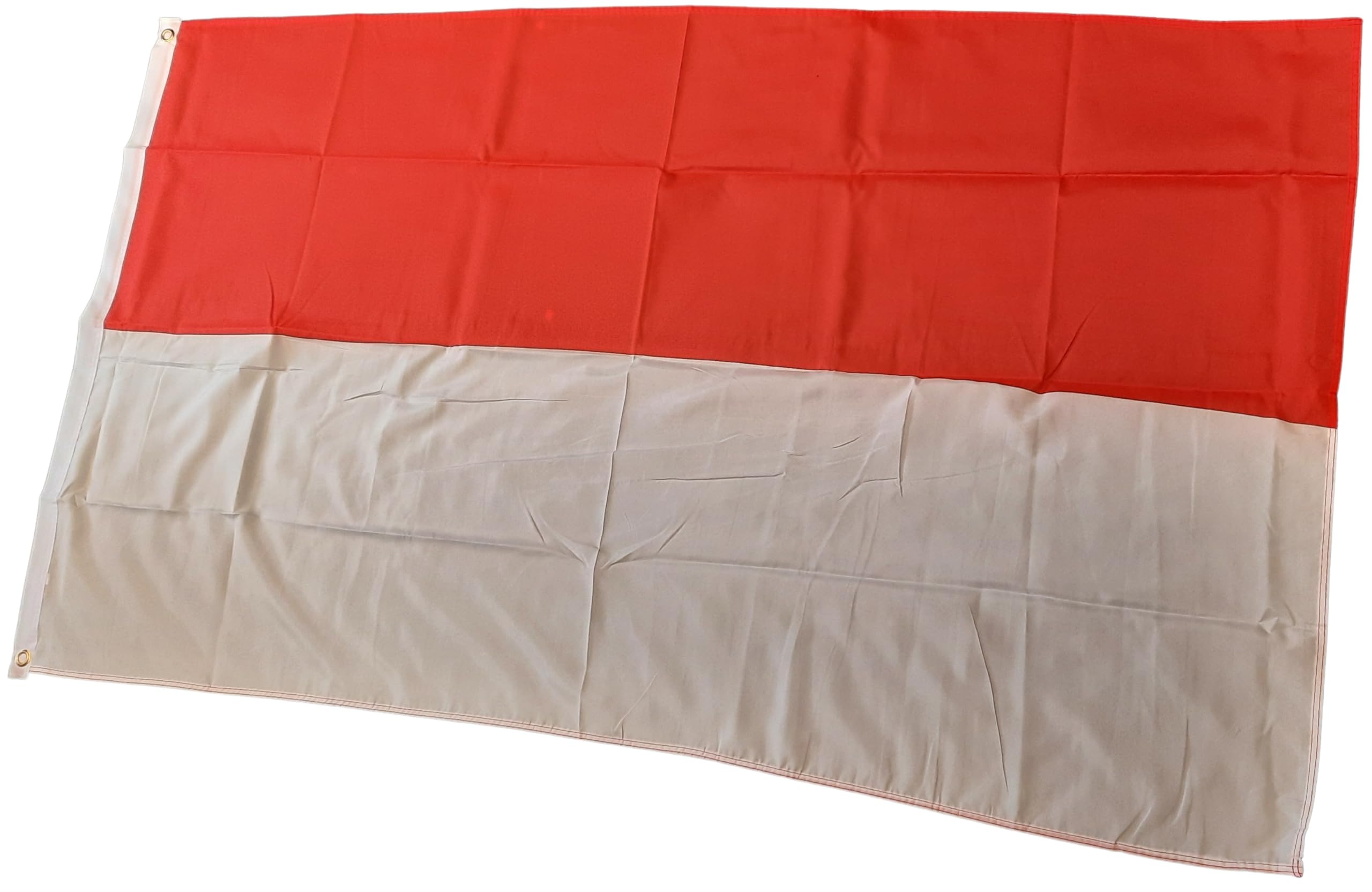NWFlags Indonesia Flag 5ft x 3ft 75d Premium Polyester Suitable For Flagpoles | Strong Polyester 5x3 foot material Indonesian flag with Eyelets