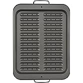 GoodCook Everyday Nonstick Steel Broiler Pan, 11.5" x 14.25", Gray