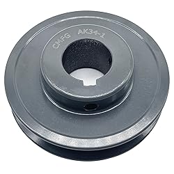 CMFG AK34-1 v Belt Pulley, 3.45 inch OD, 1 Inch