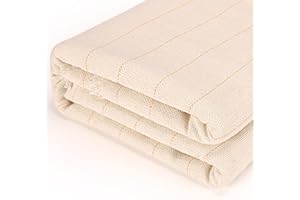 Aoibrloy 59" x 59" Tufting Cloth with Marked Lines, Punch Needle Fabric for Punch Needle, Cut/Loop Pile Tufting Gun