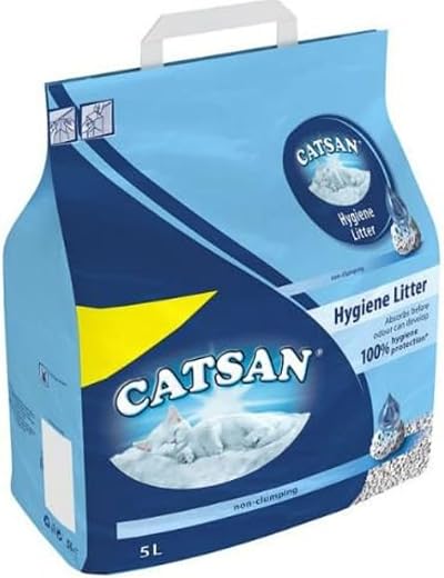 Catsan Hygiene Cat Litter 5L Non-Clumping Instant Absorption Odour Control
