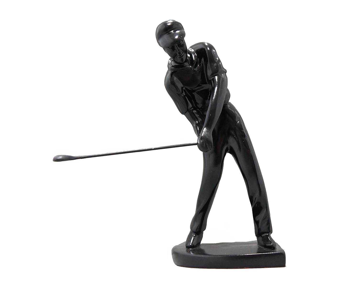 Polyresin Golf Player Showpiece Statue Sculpture For Home Decor