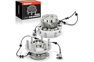 A-Premium 2 x Front Wheel Bearing and Hub Assembly with ABS & 6-Lug Compatible with Nissan Frontier 2005-2019, Pathfinder 200