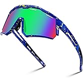 FEISEDY Polarized Sports Sunglasses for Men Women,Teens Baseball Tennis Sunglasses, TR90 Cycling Glasses B4151