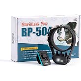E-Collar Educator BP-504 BarkLess Pro Dog Bark Collar | Bark-Activated Electronic Stimulation | Adjustable Sensitivity | Rechargeable &amp; Waterproof | 30" Cut-to-Fit Collar