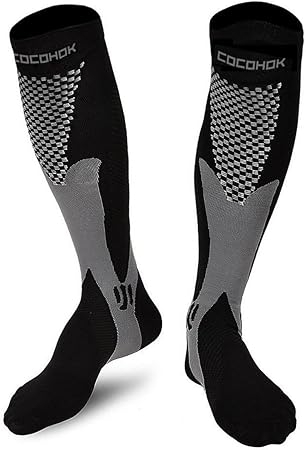 Chaussettes De Compression Par Pour Hommes Et Femmes Running Biologiques Ajustement Pour Le Sport Le Football Le Vol La Course Compression Sock L Augmentation Des Performances L Endurance La Cir Amazon Fr Vetements Et Accessoires
