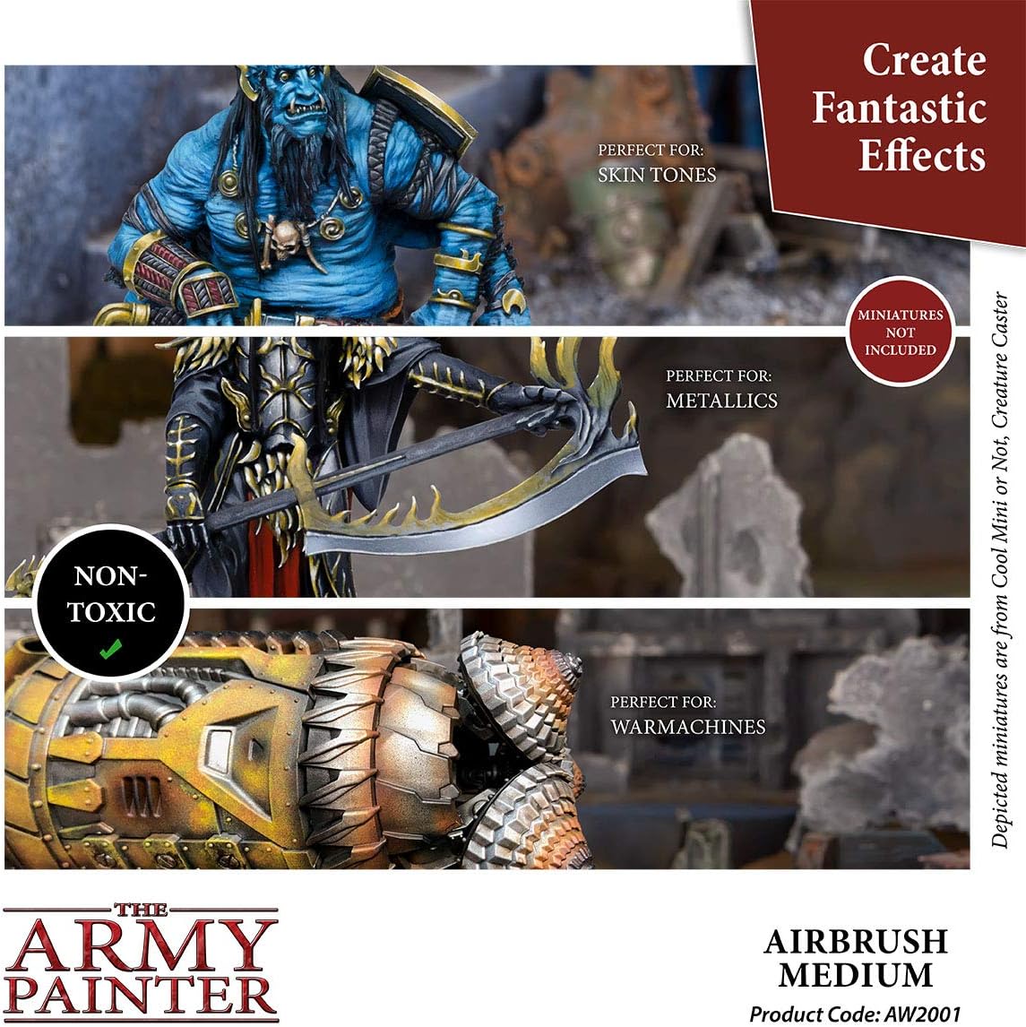 The Army Painter Airbrush Medium, 100ml Dropper Bottle Acrylic Paint Medium, Airbrush Thinner, Flow Improver - Image 4