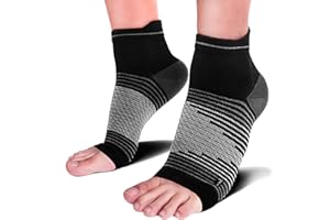 PAPLUS Plantar Fasciitis Socks(1/2/6 Pairs) for Achilles Tendonitis Relief, Best Compression Foot Sleeves with Arch Support for Plantar Fasciitis, Heel Pain, Foot & Ankle Support