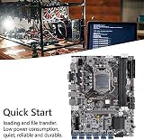 Lodokdre B75 12 Card Mining Motherboard CPU Fan 8GB DDR3 RAM 128GB SSD 12 USB3.0 view 8