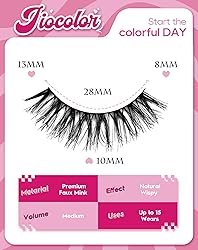 Natural False Eyelashes Wispy Faux Mink Lashes