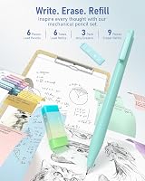 Four Candies Fourteen 39 PCS Cute School Supplies Pencil Case Blue view 5