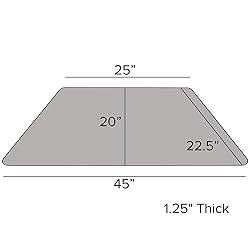 Flash Furniture Wren 22.5''W x 45''L Trapezoid Grey