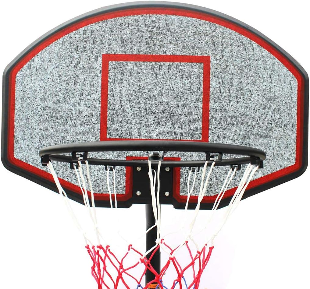 KL KLB Sport Portable Basketball Hoop & Goal Basketball System Height Adjustable Basketball Stand with 36 Inch Backboard and Wheels for Youth Kids Indoor Outdoor Use : Sports & Outdoors