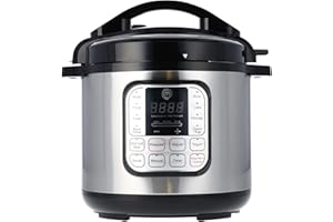 MasterChef Electric Pressure Cooker 10 in 1 Instapot Multicooker 6 Qt, Slow Cooker, Vegetable Steamer, Rice Maker, Digital Pr