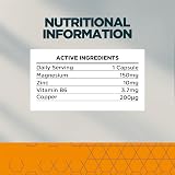 Myvitamins Zinc Magnesium Capsules High-Strength Vitamin B6 270 Unflavoured view 5