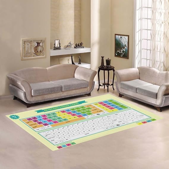 InterestPrint Colorful Computer Keyboard Area Rugs Carpet 7 x 5 Feet, Keyboard