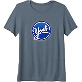 York Peppermint Patty Centered Logo Premium Tri-blend T-Shirt