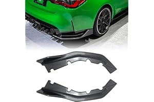 Rear Bumper Side Corner Spoiler Cover for BMW M4 G82 G83 2021-2026 Black