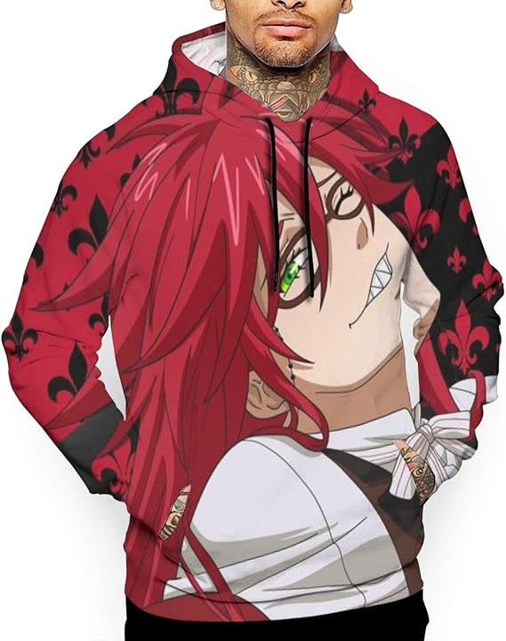 Amazon Co Jp 黒執事 8 春 秋 冬服 メンズ 長袖パーカー柔らかく快適 フード付きセーター 100 ポリエステル シンプル ゆったり おしゃれ カジュアルスウェットパーカー 服 ファッション小物