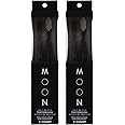 MOON Soft Bristle Toothbrush 4-Pack - Extra Soft Toothbrushes for Adults, Sensitive Gums & Teeth-Friendly - 720 Tapered Ultra-Fine Bristles per Brush for Gentle Deep Cleaning (4 Pack)