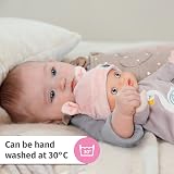 Baby Annabell Sweetie Mauve 30cm Soft Body Doll with Rattle from Birth view 5