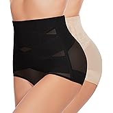 GYDEK Tummy Control Shapewear Panties for Women-High Waisted Body Shaper Underwear Seamless Shapewear Panty Girdle