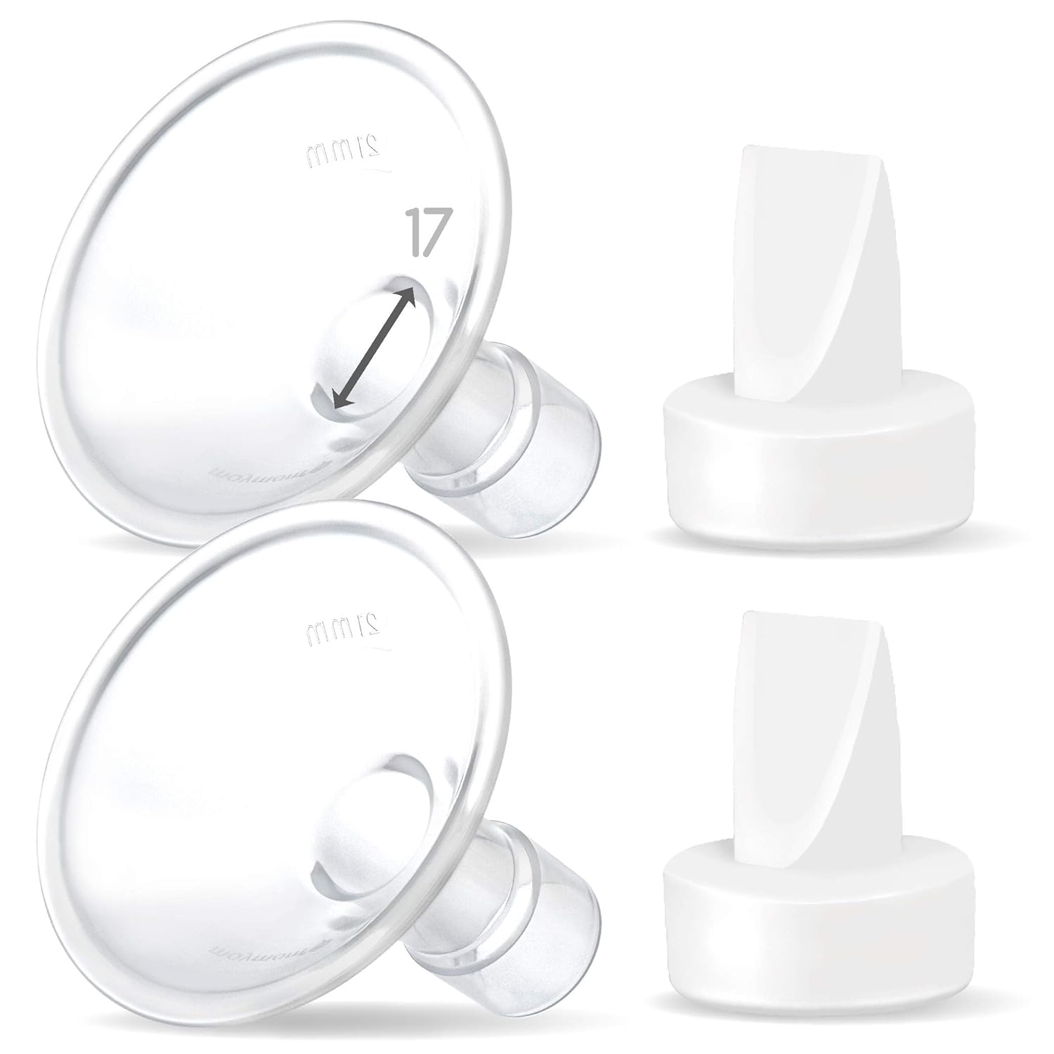 Maymom Compatible 17mm Breastshield Flange for Lansinoh