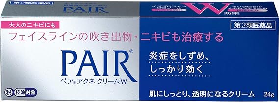 Amazon 第2類医薬品 ペアアクネクリームw 24g セルフメディケーション税制対象商品 ペア 外用薬 ニキビ治療薬