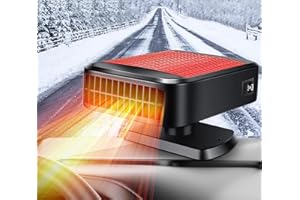 Car Heater, 12V 200W Portable Car Heater That Plugs into Cigarette Lighter, 2 in 1 Heating & Cooling Fast Heating Defroster D