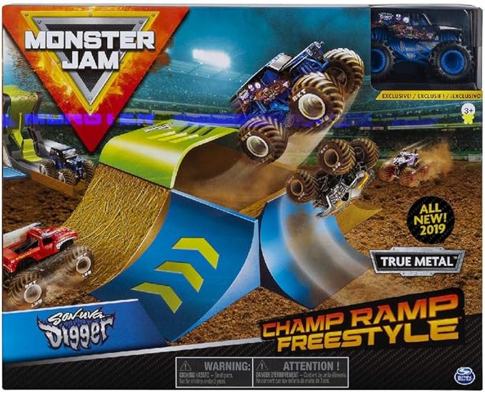 Monster Jam, Official Zombie Madness Playset Featuring Exclusive 164
