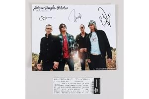 Stone Temple Pilots Signed 8x10 Photo Chester Bennington w/Ticket - COA BAS