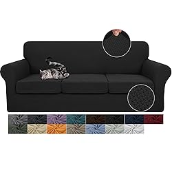 JIVINER Newest 4 Pieces Oversized Sofa Slipcovers