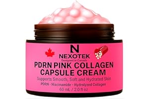 NexoTek PDRN Premium Pink Collagen Salmon Capsule Cream | Hydrating Capsule-Infused Moisturizer for Soft, Smooth, Healthy-Loo