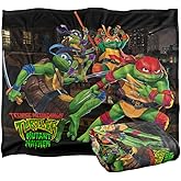 Teenage Mutant Ninja Turtles: Mutant Mayhem Blanket, 50"x60" Nightly Rooftop Escapade Silky Touch Super Soft Throw Blanket