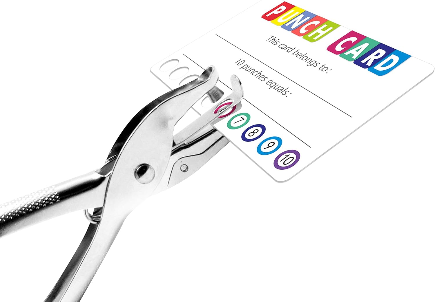 102 PCS Punch Cards Incentive Loyalty Reward Card for Classroom Business (3.5" x 2") : Office Products