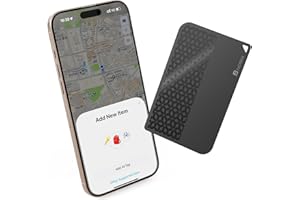 BFADEHA 2025 [Apple MFi Certified] (iOS Only) Bluetooth Tracker Smart Card for Apple Find My iPhone Wallet GPS Tracker, 5-10 Years Staying Power, Keys Finder and Item Locator for Keys, Bags, Passport