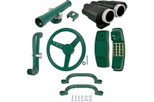 SWING SET STUFF INC. Swing Set Stuff Deluxe Accessories Kit SSS Logo Sticker Playground, Green