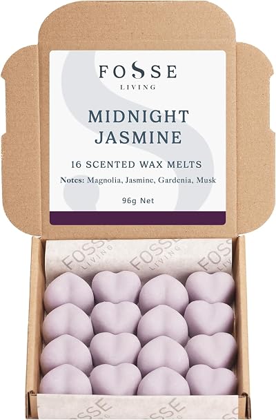 Fosse Living Midnight Jasmine Soy Wax Melts 16 Pack Vegan Plastic Free