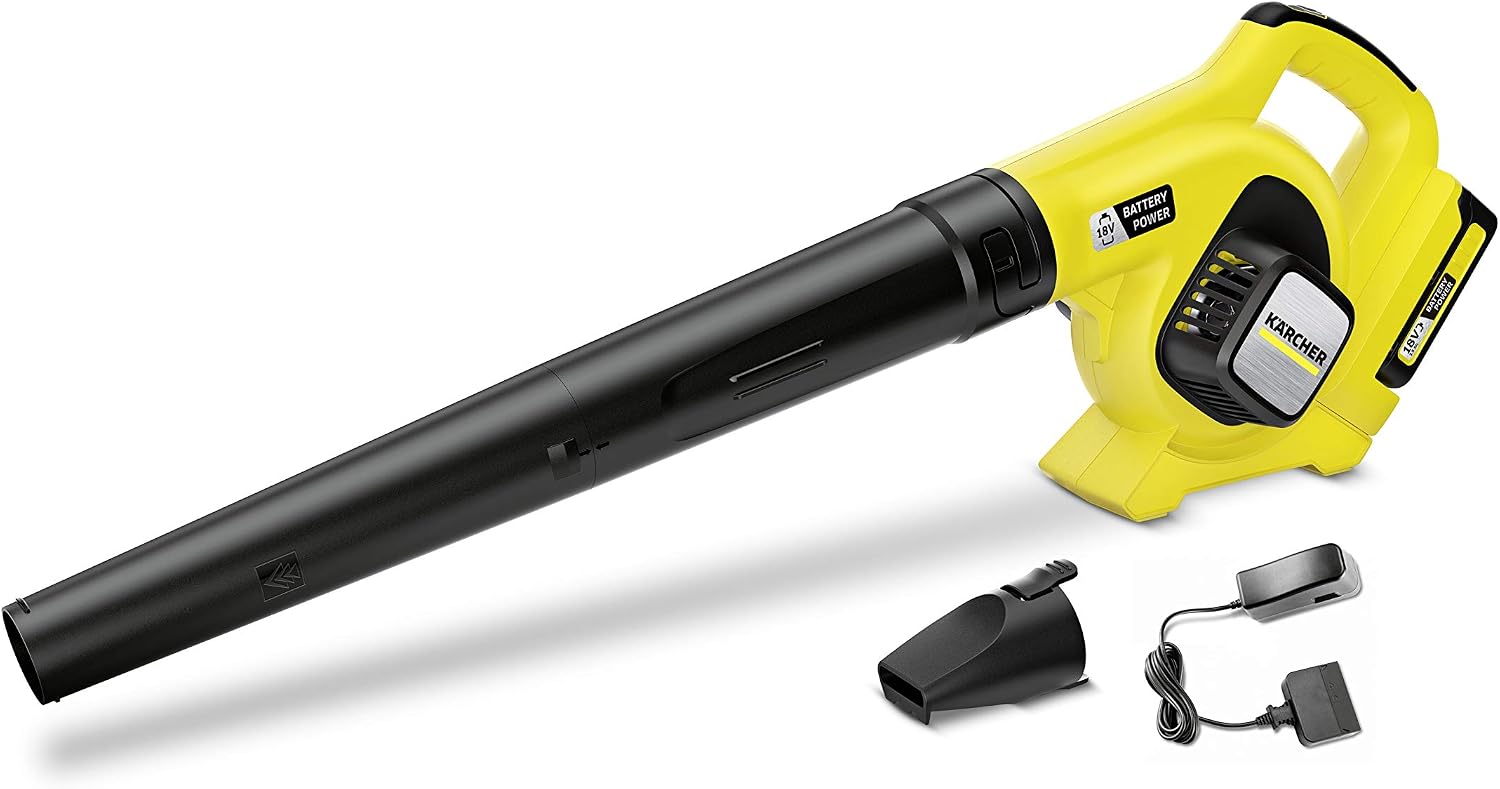 Kärcher LBL 2 Cordless Battery Leaf Blower (Battery Set), Yellow/Black